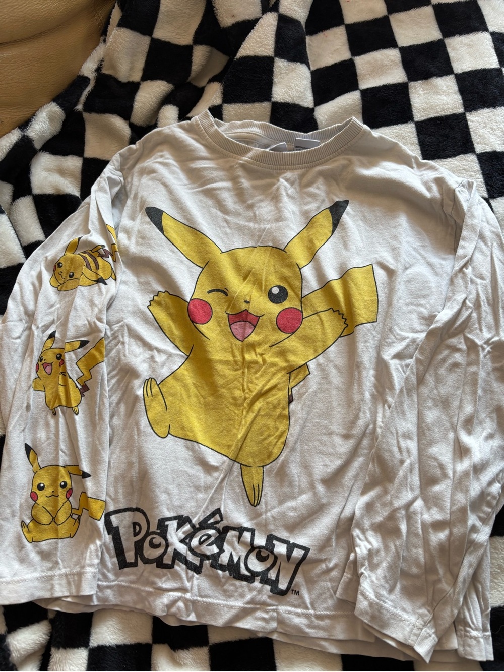 Size 9 Zara pikachu long sleeve shirt
